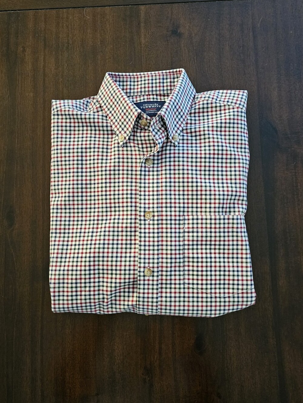 Charles Tyrwhitt Checked Sport Shirt Size Medium